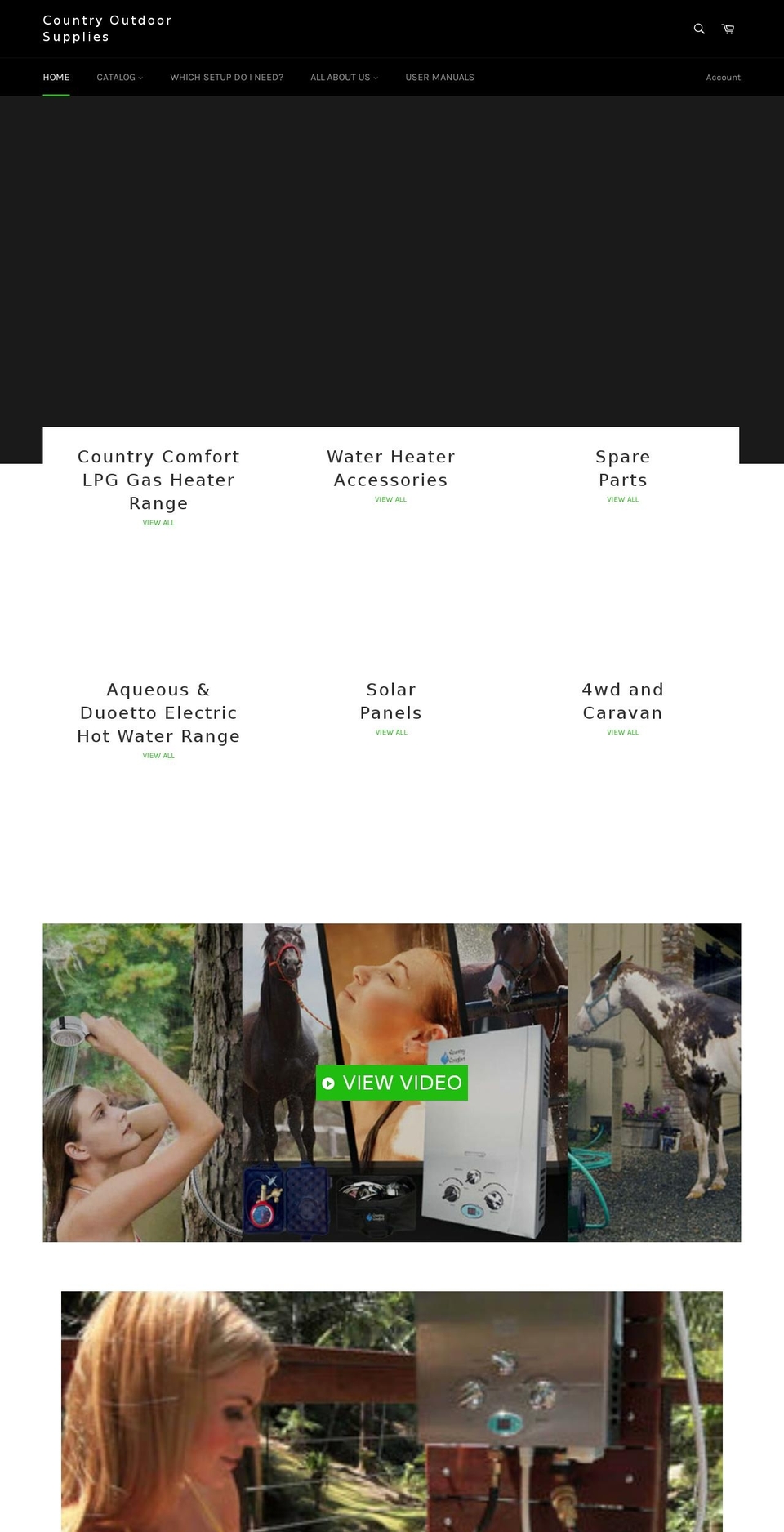 countrycomfortlpggas.com.au shopify website screenshot