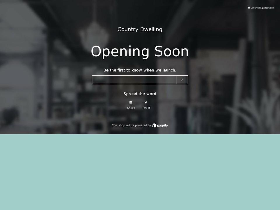 countrydwelling.com — Shopify storefront screenshot