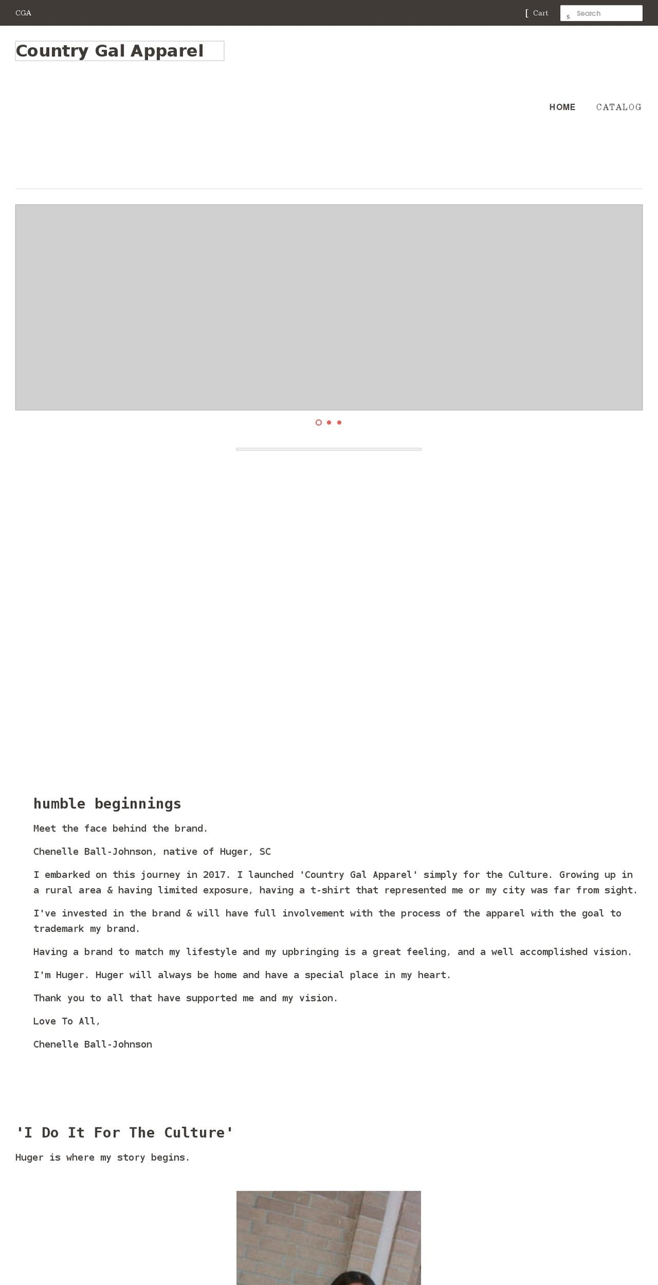 countrygalapparel.com shopify website screenshot