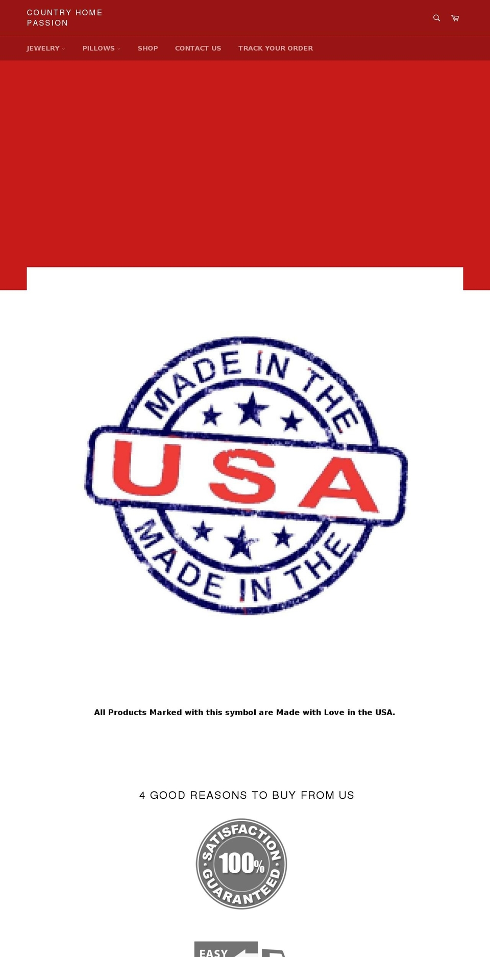 countryhomepassion.com — Shopify storefront screenshot