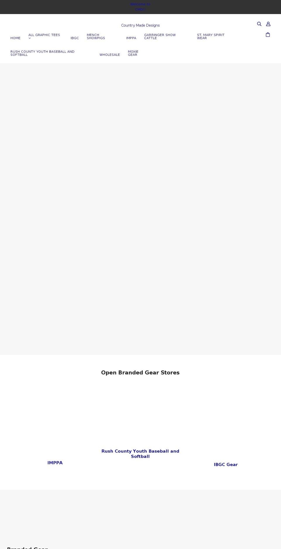 countrymadedesigns.com shopify website screenshot