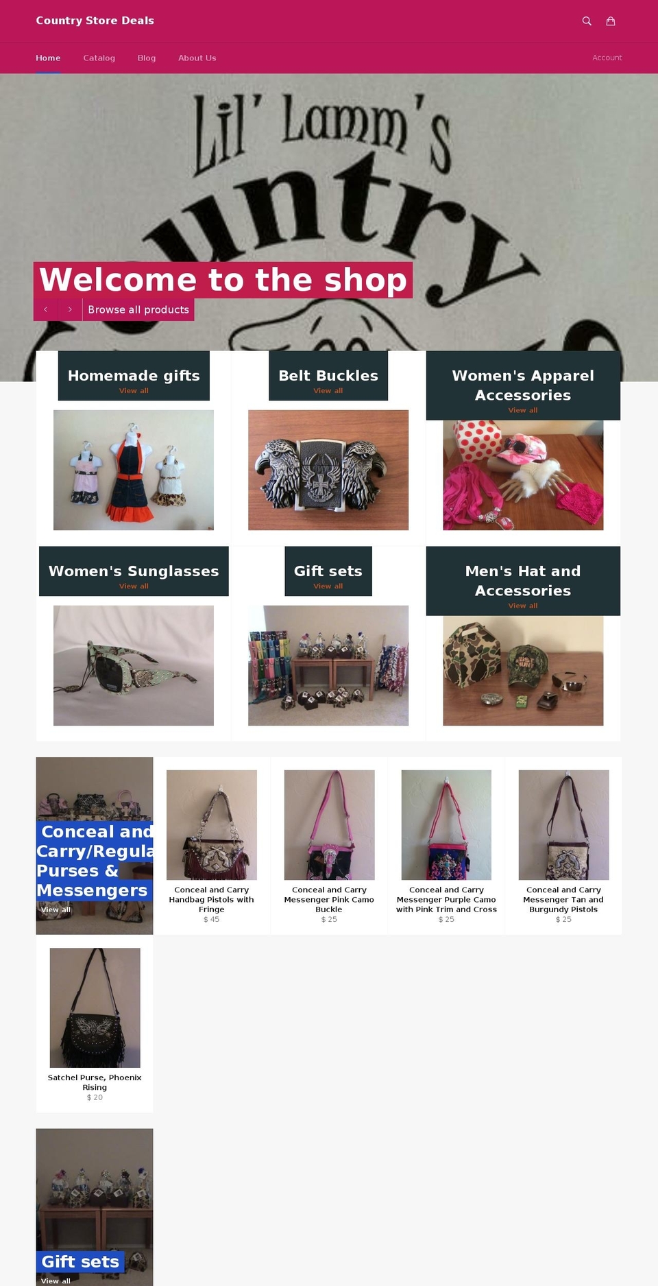 countrystoredeals.com — Shopify storefront screenshot