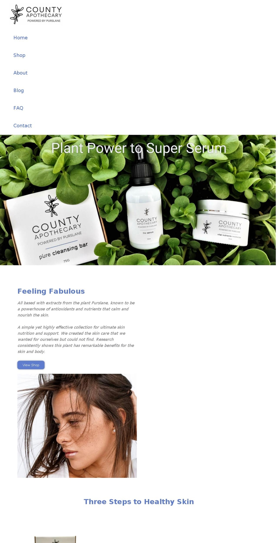 countyapothecary.com shopify website screenshot