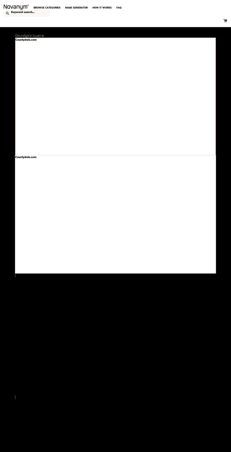 countydale.com — Shopify storefront screenshot