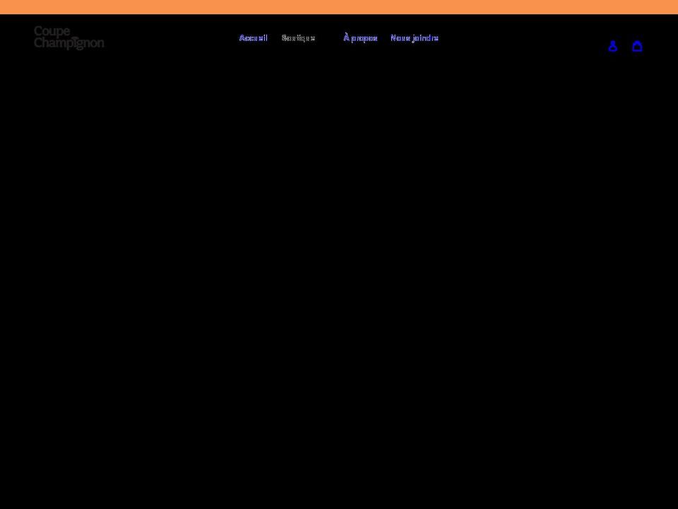 coupechampignon.com shopify website screenshot