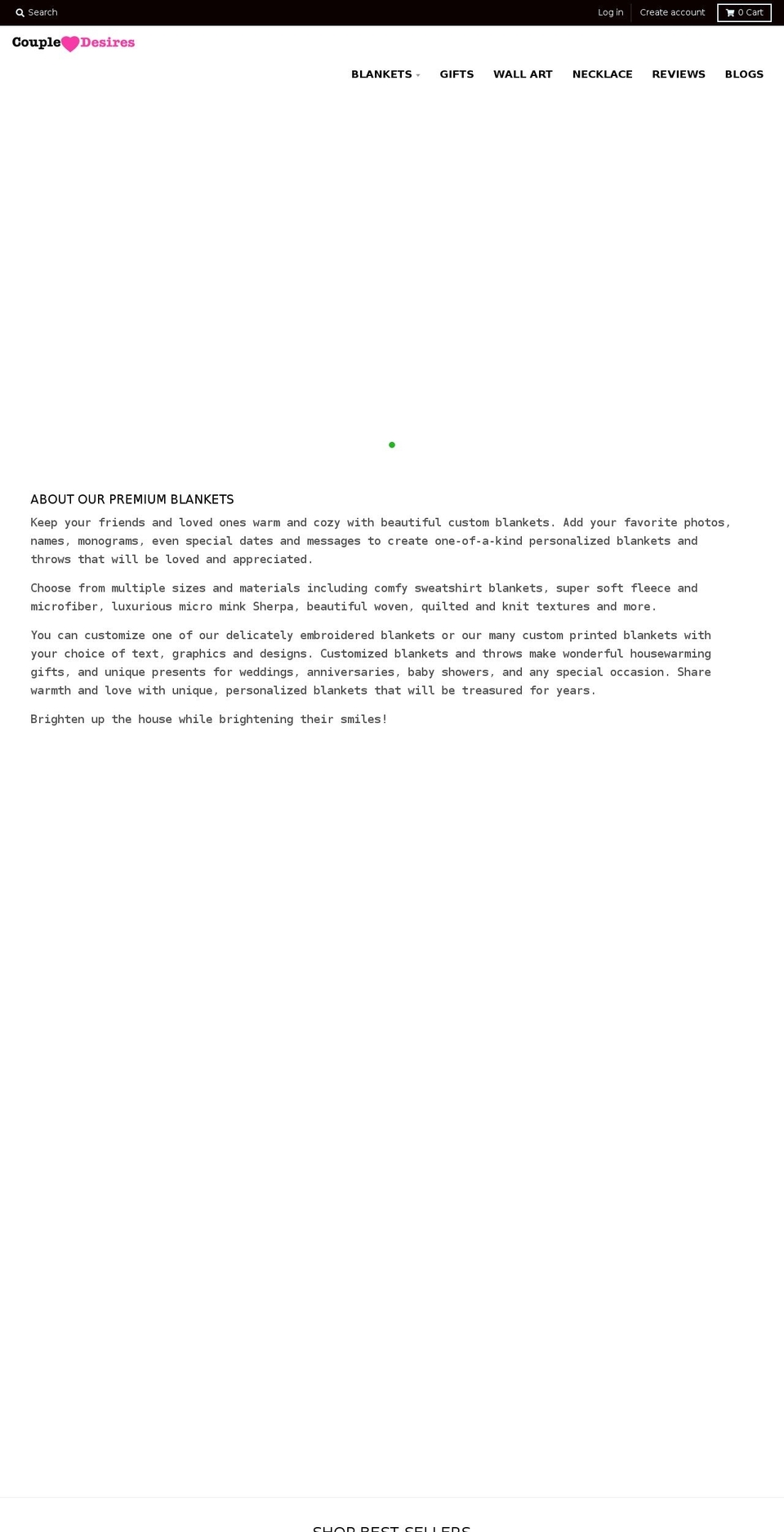 coupledesires.com shopify website screenshot