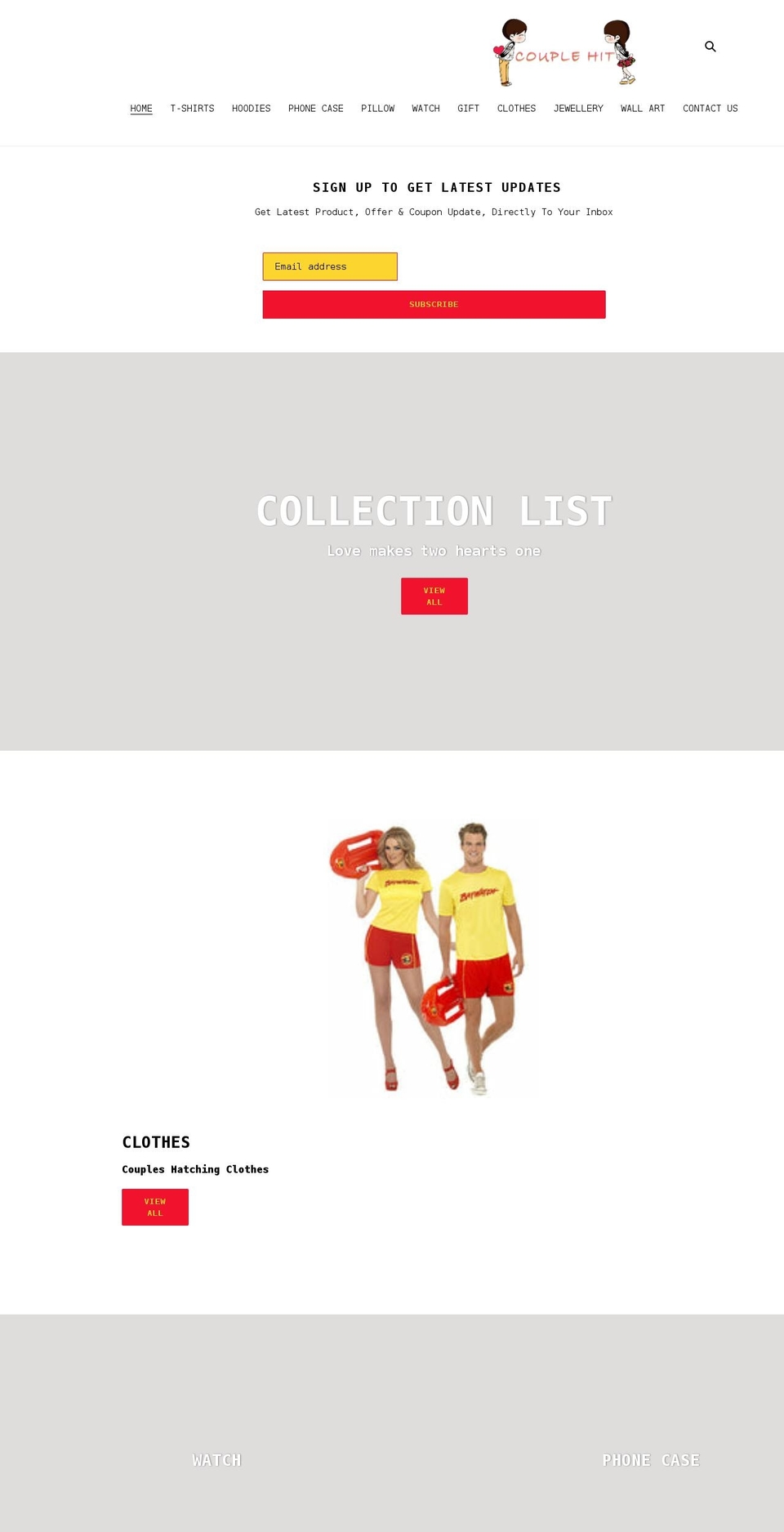 couplehit.com shopify website screenshot