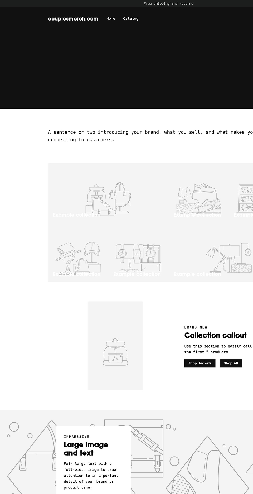couplesmerch.com — Shopify storefront screenshot