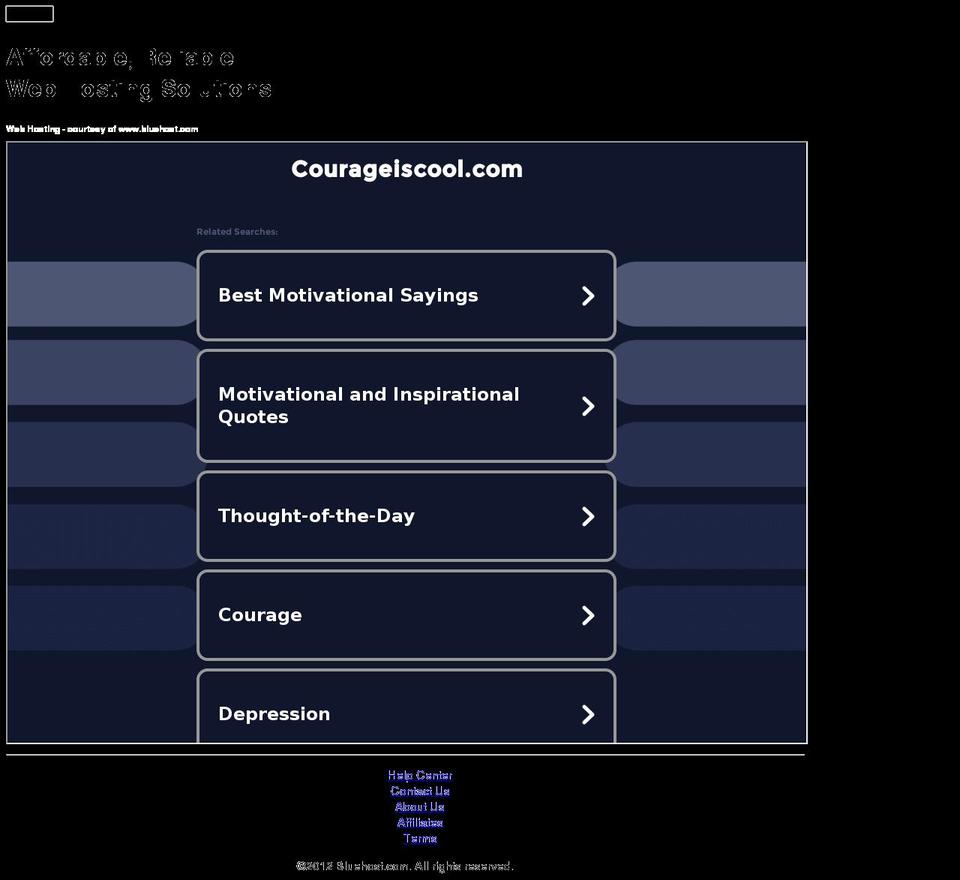 courageiscool.com — Shopify storefront screenshot