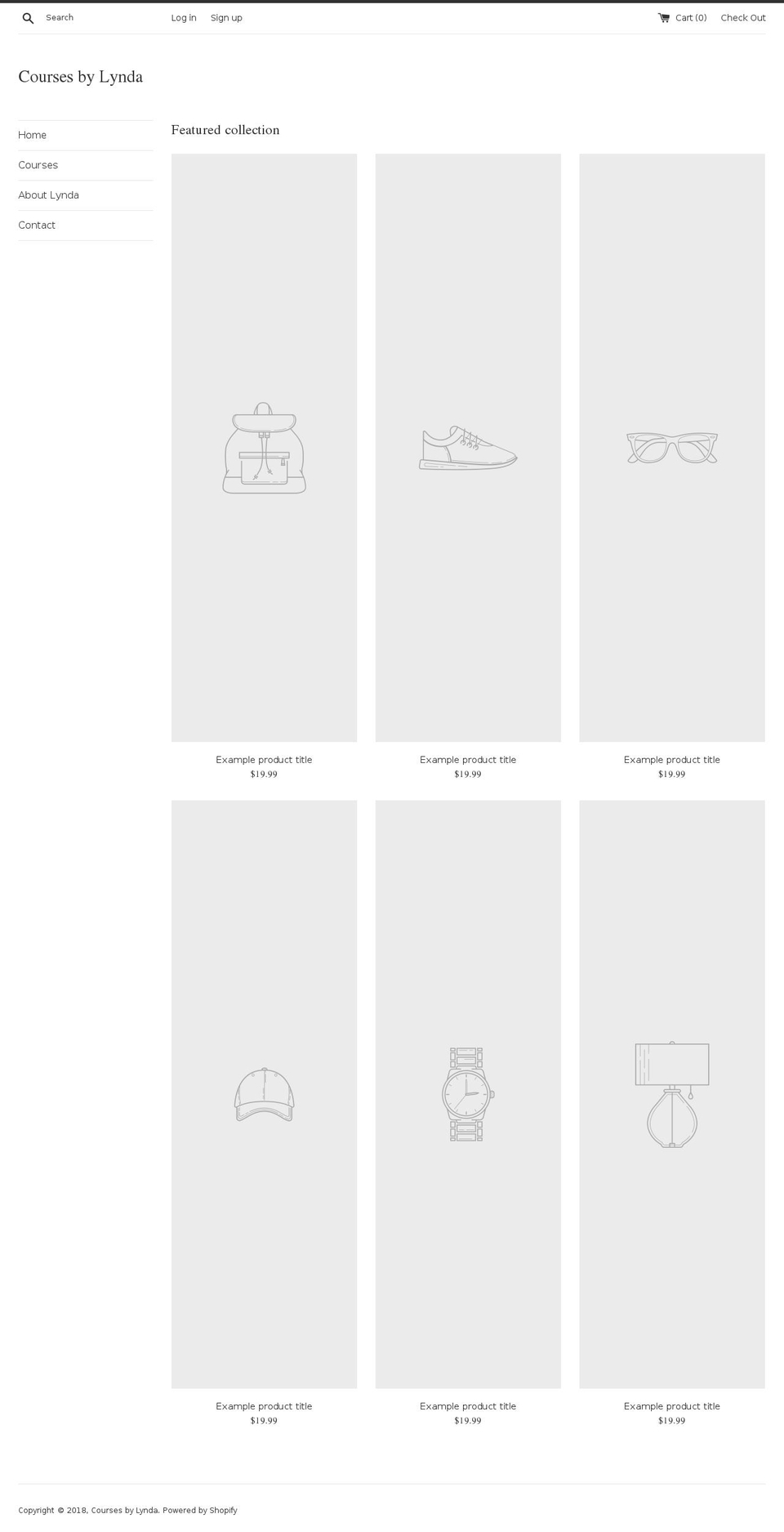 coursesbylynda.com — Shopify storefront screenshot