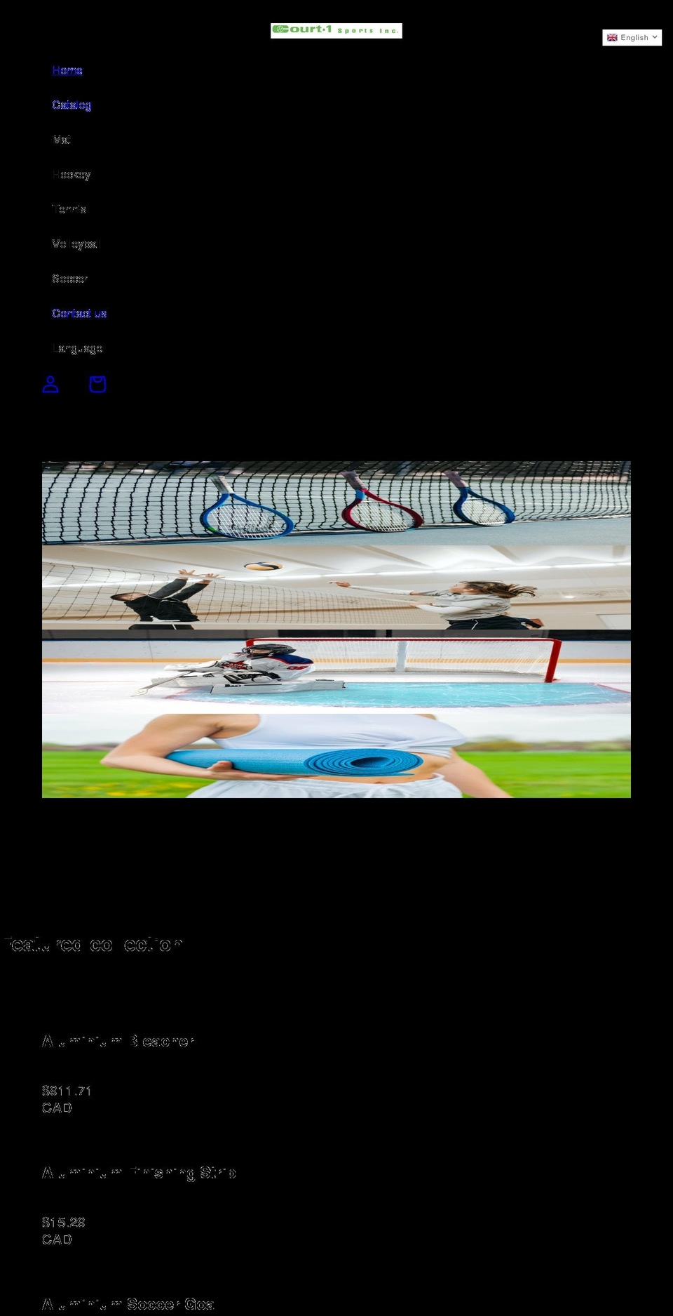 court-1.com shopify website screenshot