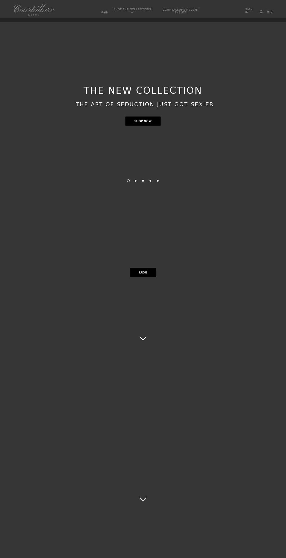 courtallure.com — Shopify storefront screenshot