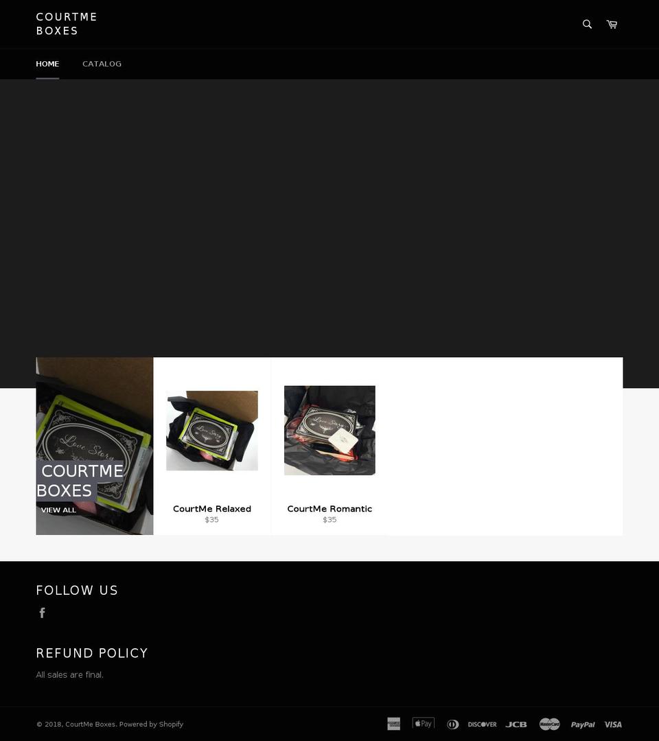courtmeboxes.com — Shopify storefront screenshot