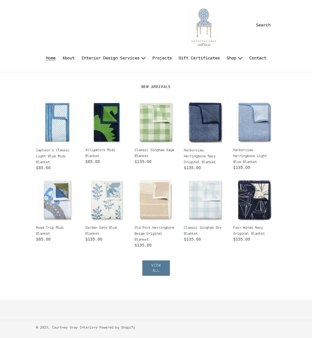courtneygrayinteriors.com shopify website screenshot