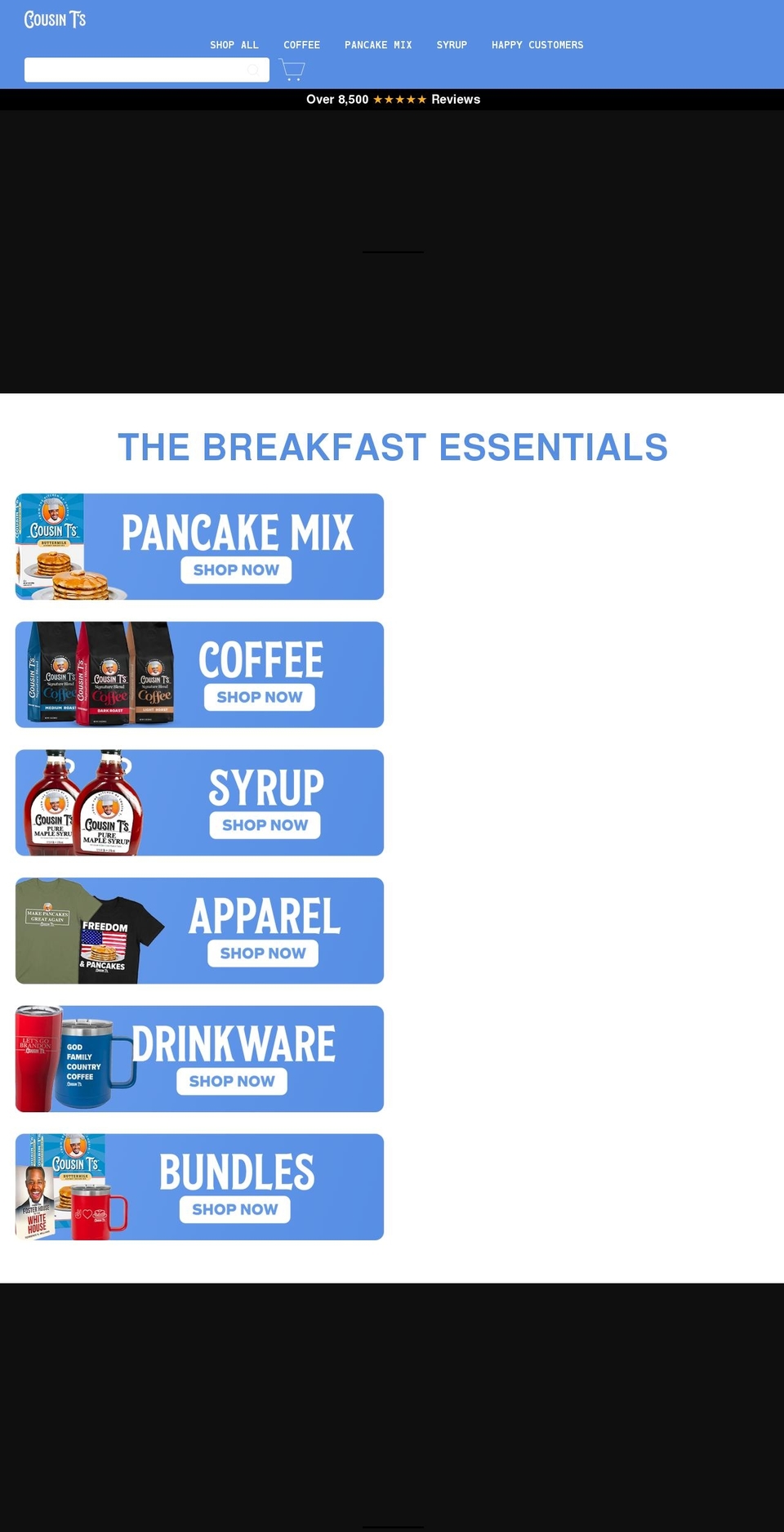 cousints.com shopify website screenshot