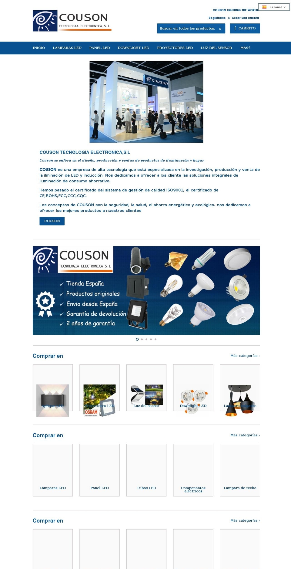 couson.com shopify website screenshot