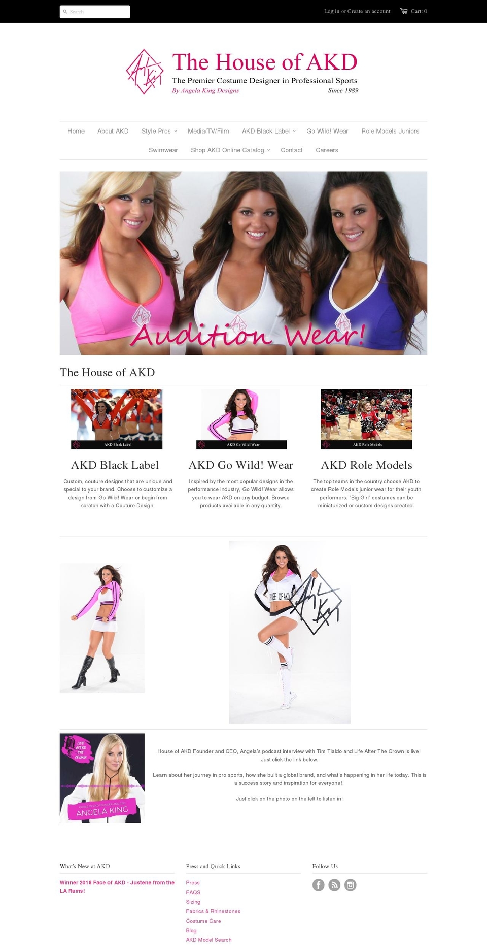 couturecheerleader.com shopify website screenshot