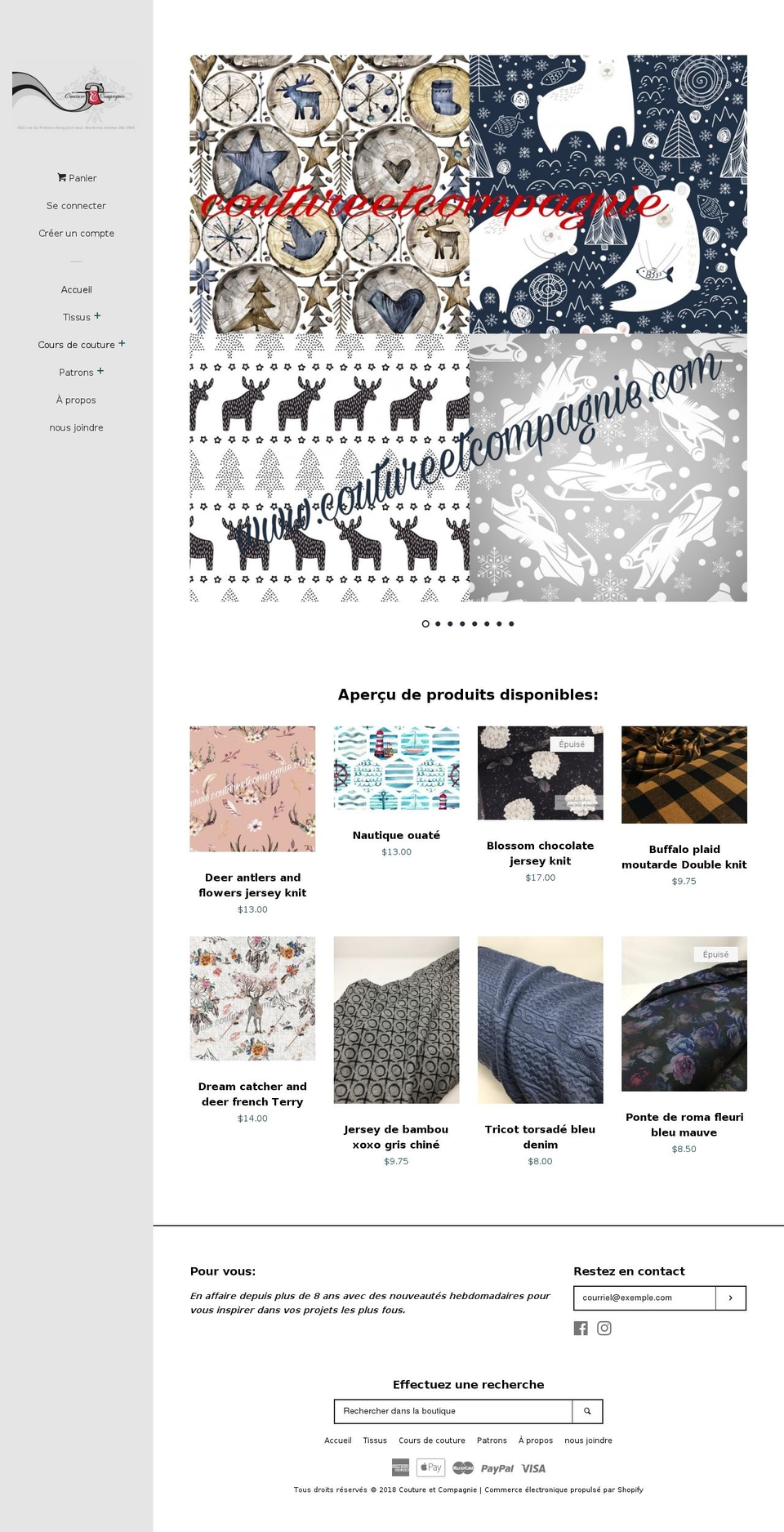 coutureetcompagnie.com shopify website screenshot