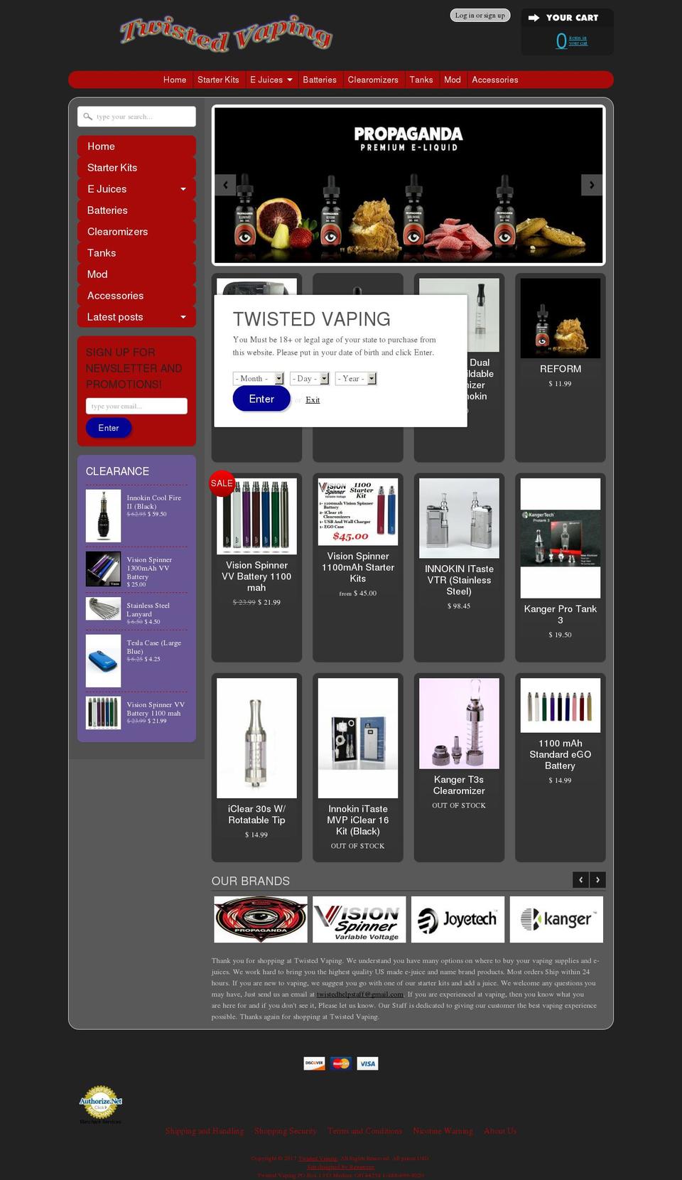 Copy of Sunrise R\/T Shopify theme site example covaping.com