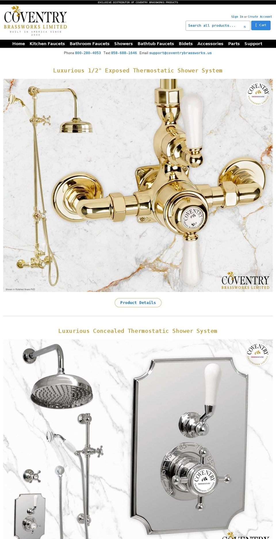 coventrybrassworks.us shopify website screenshot