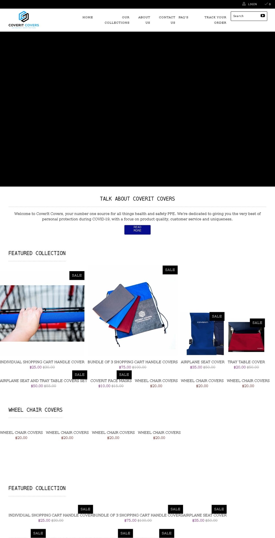 coveritcovers.com shopify website screenshot