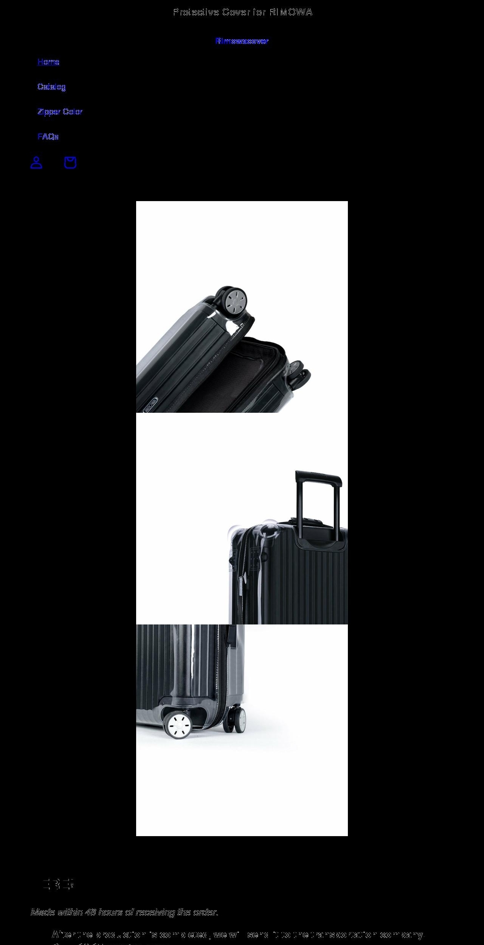 coverrimowa.com shopify website screenshot