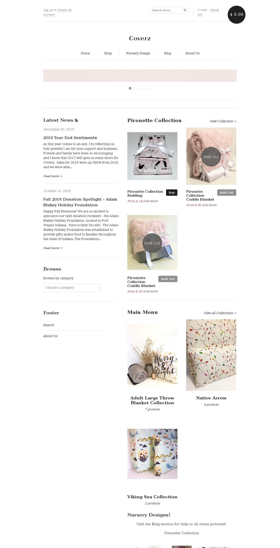 coverz.us shopify website screenshot