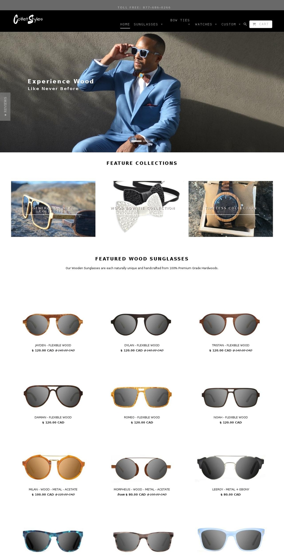 covetstyles.com — Shopify storefront screenshot