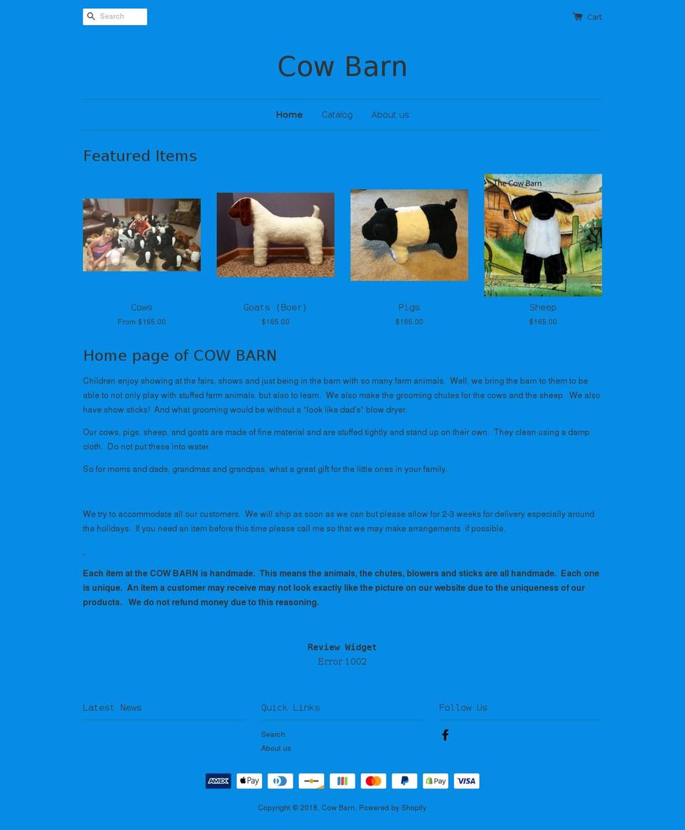 cow-barn.com — Shopify store on .com