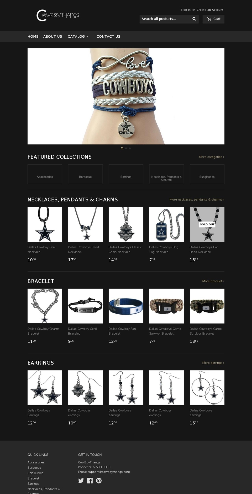 cowboythangs.com shopify website screenshot