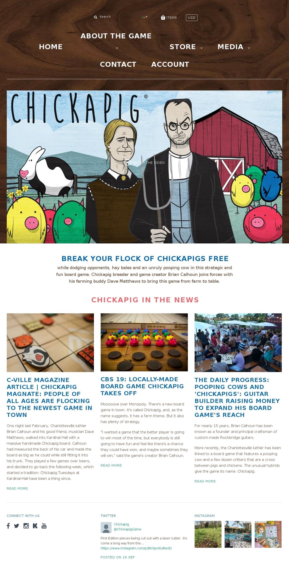 cowmoonguitar.com shopify website screenshot