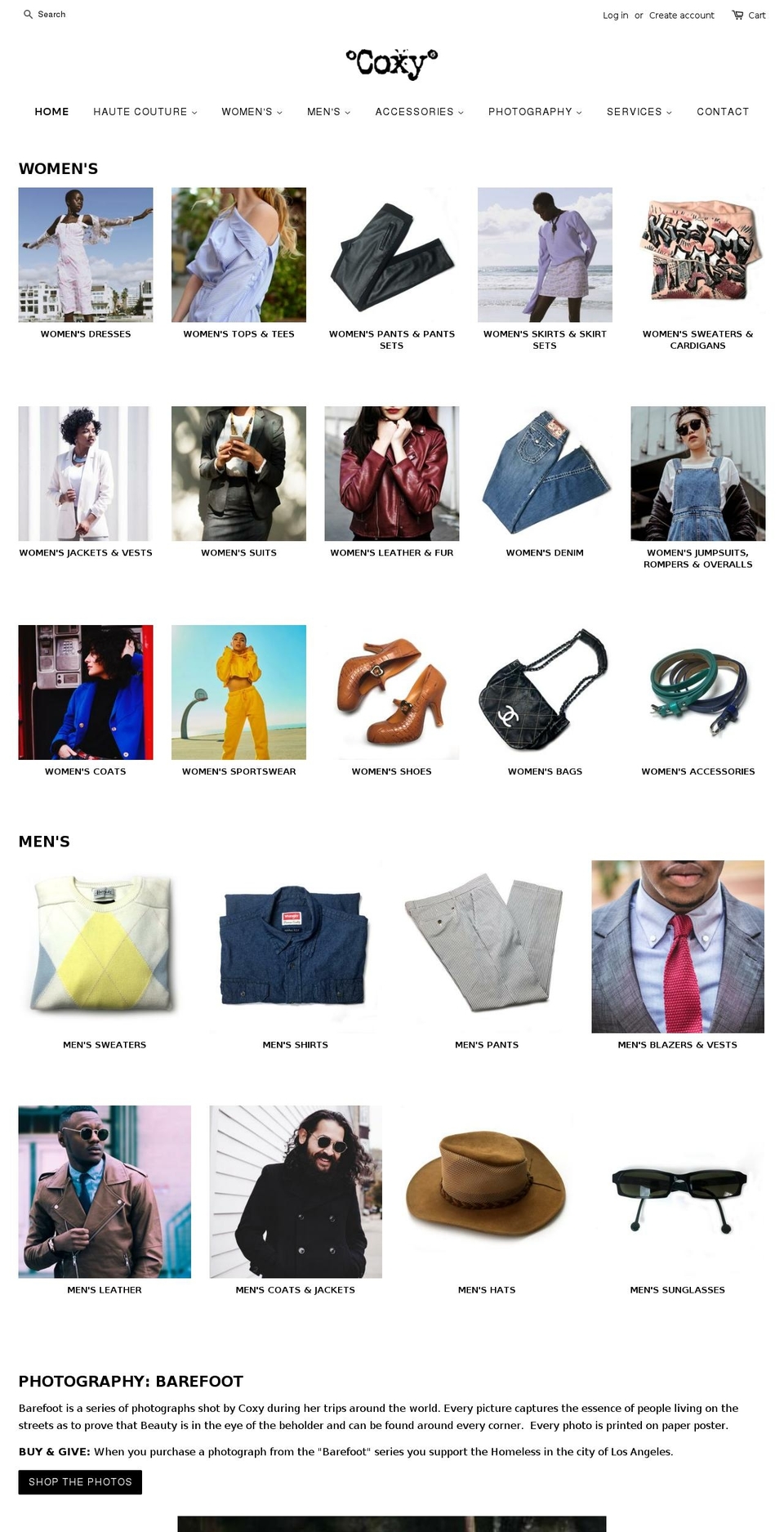 coxy.shop shopify website screenshot