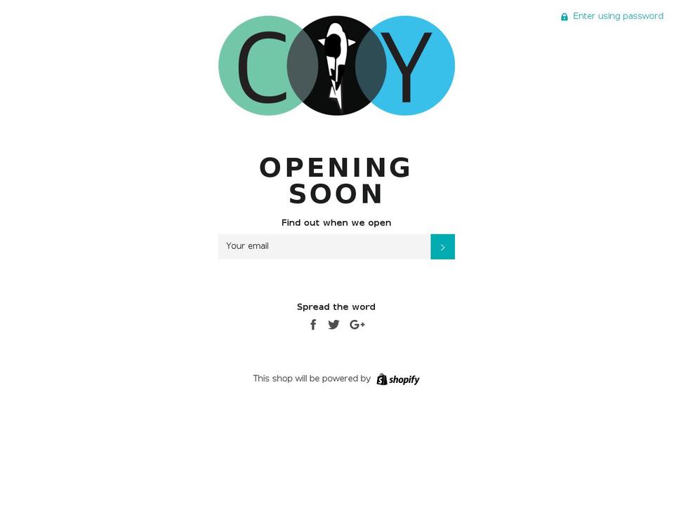 coyapparel.com shopify website screenshot