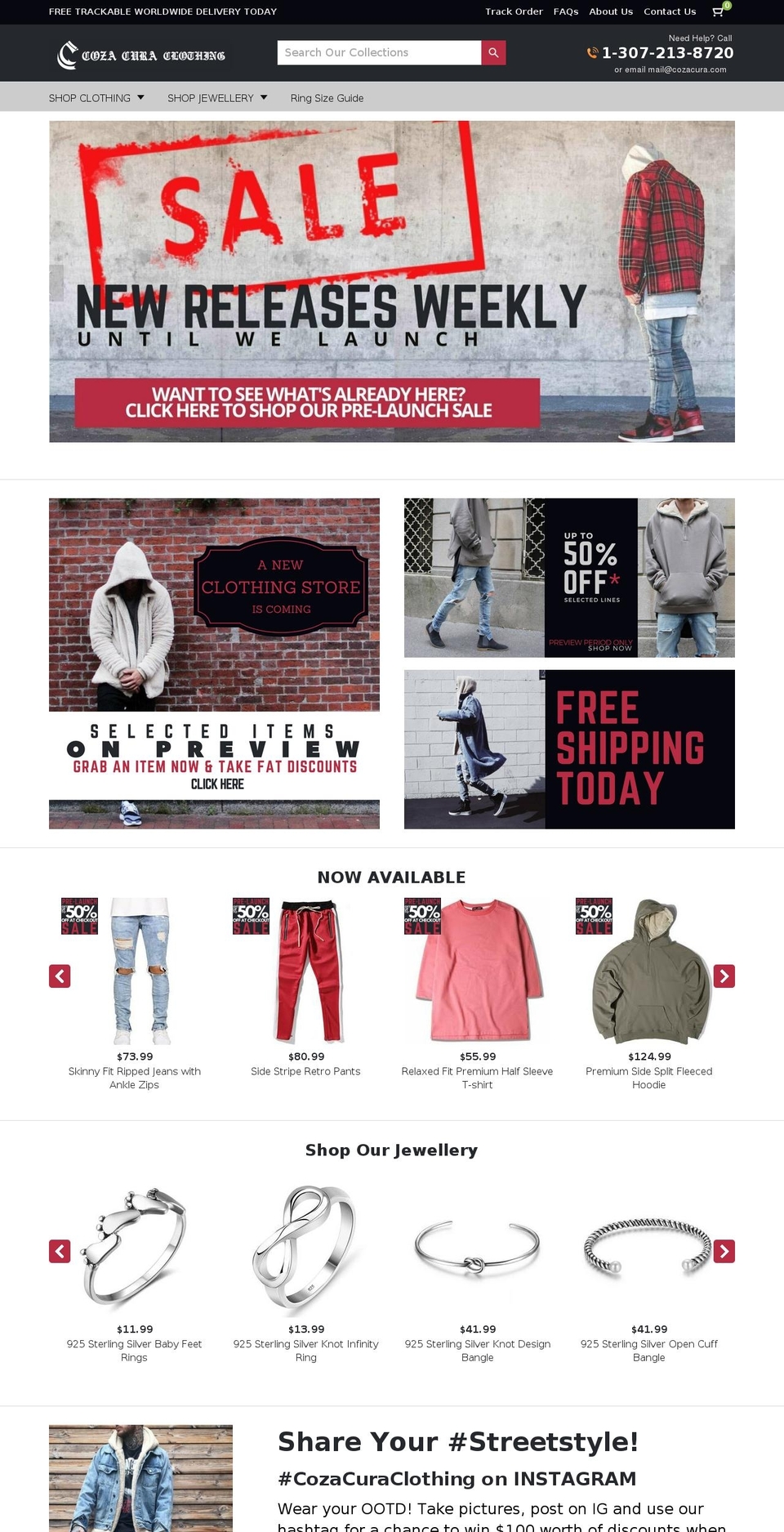 cozacura.com — Shopify storefront screenshot