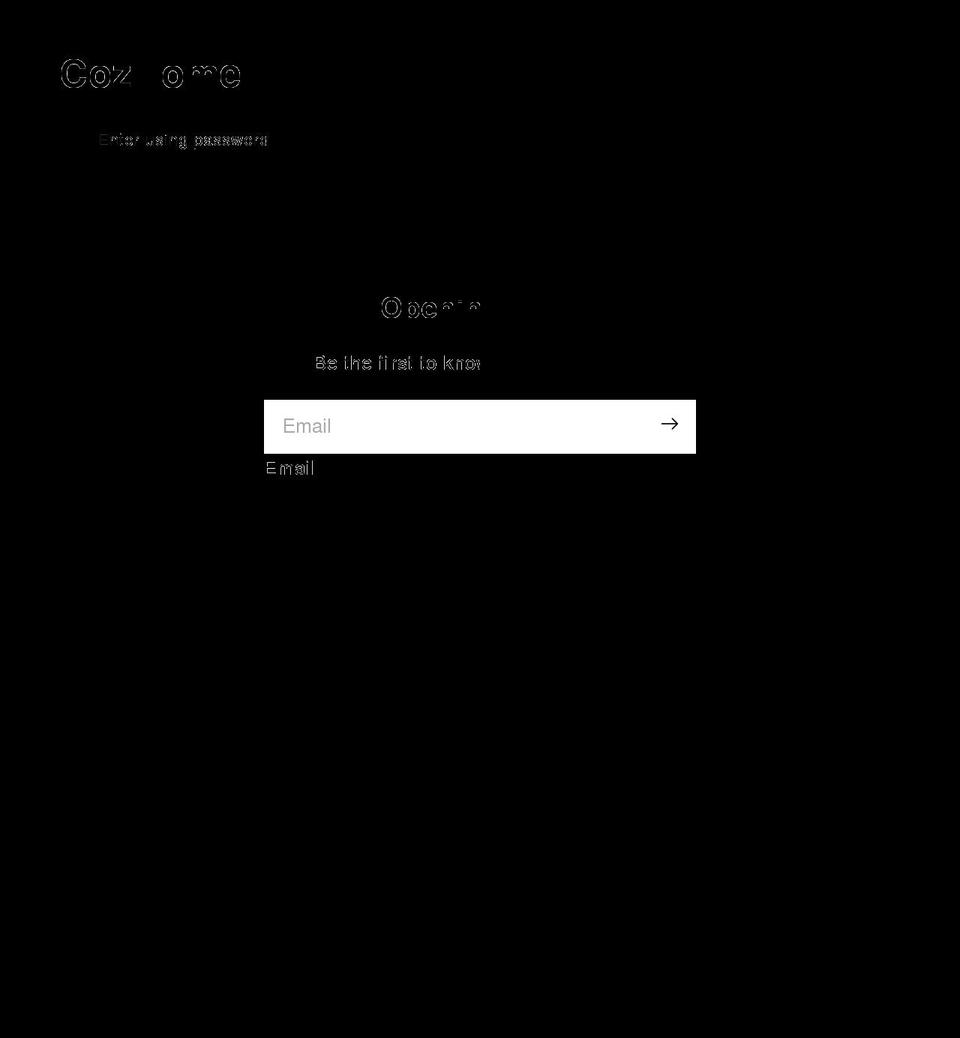 cozhome.net shopify website screenshot
