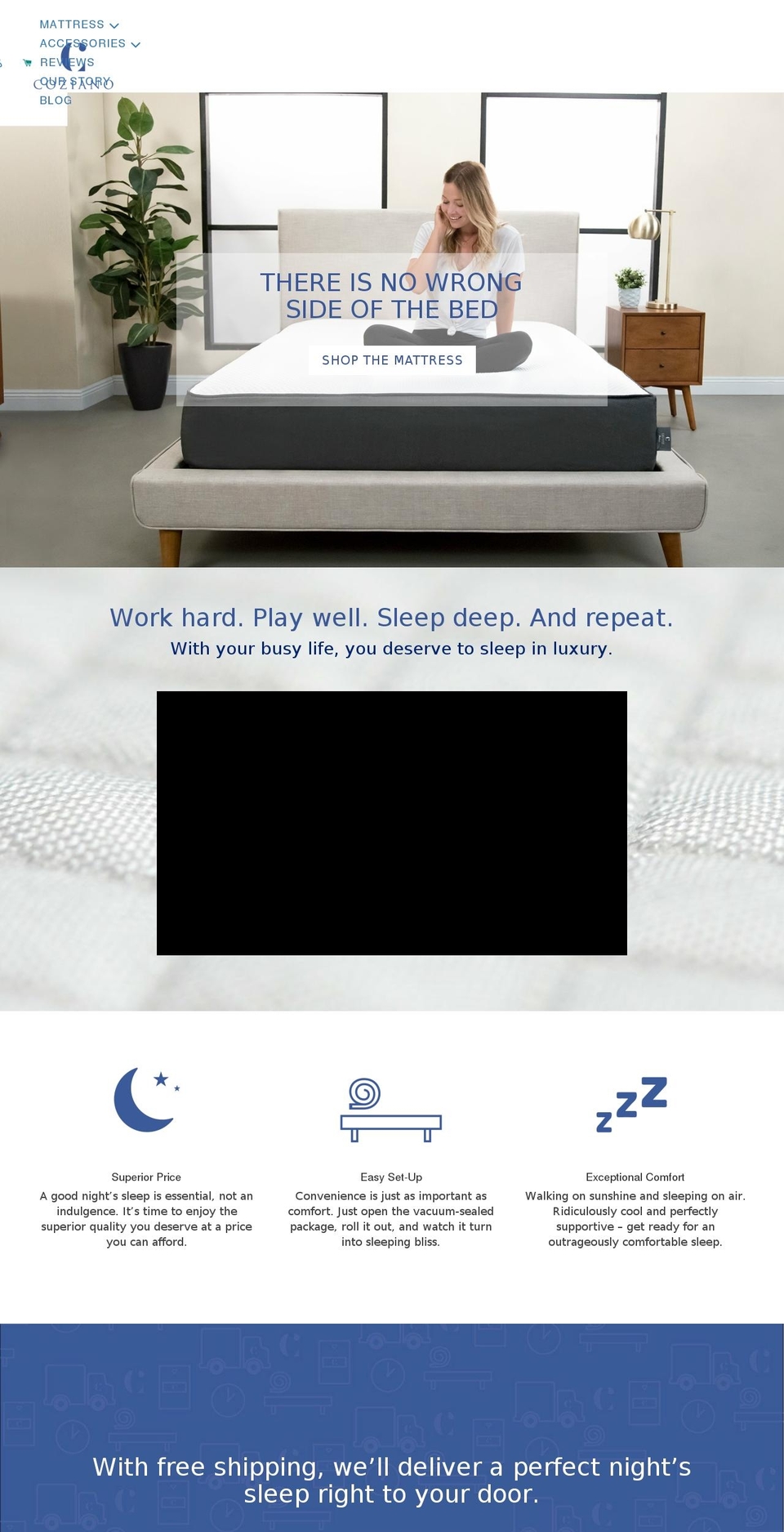 coziano.com — Shopify storefront screenshot