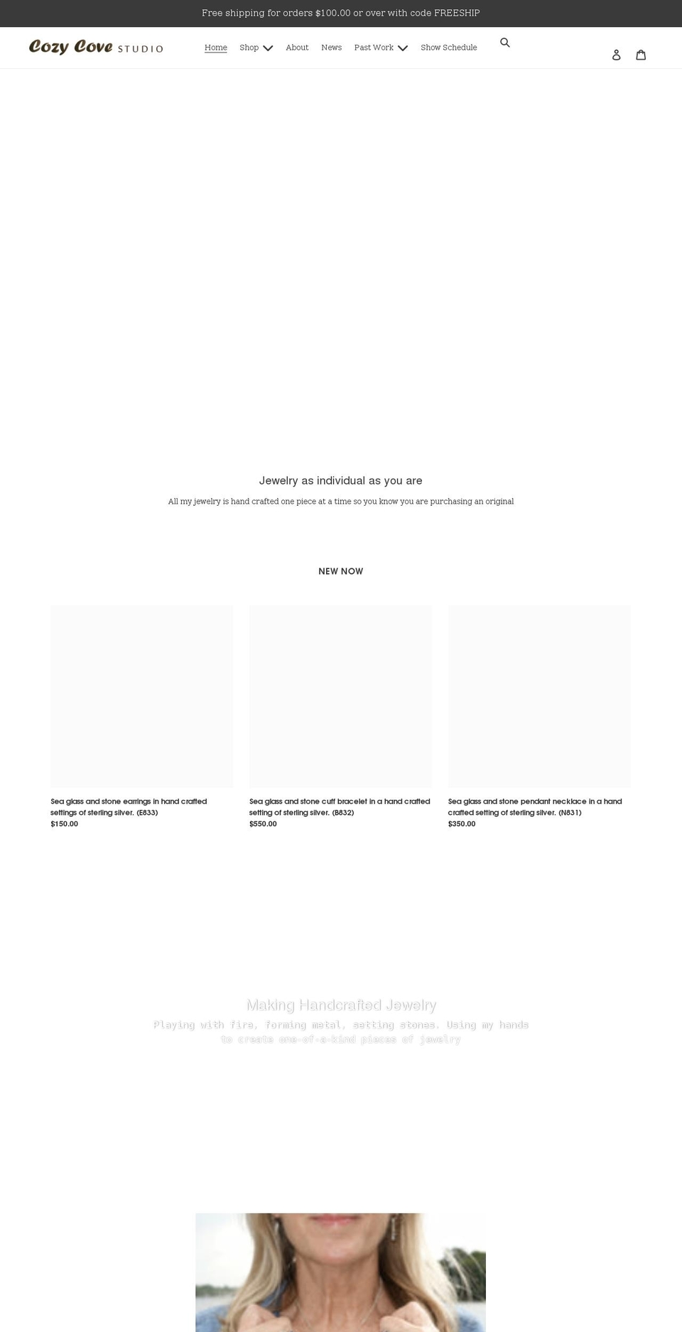 cozycovestudio.com shopify website screenshot
