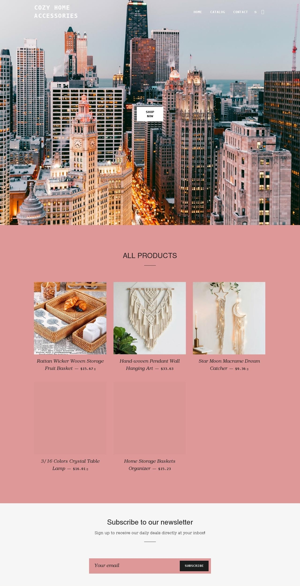 General store theme Shopify theme site example cozyhomeaccessories.com