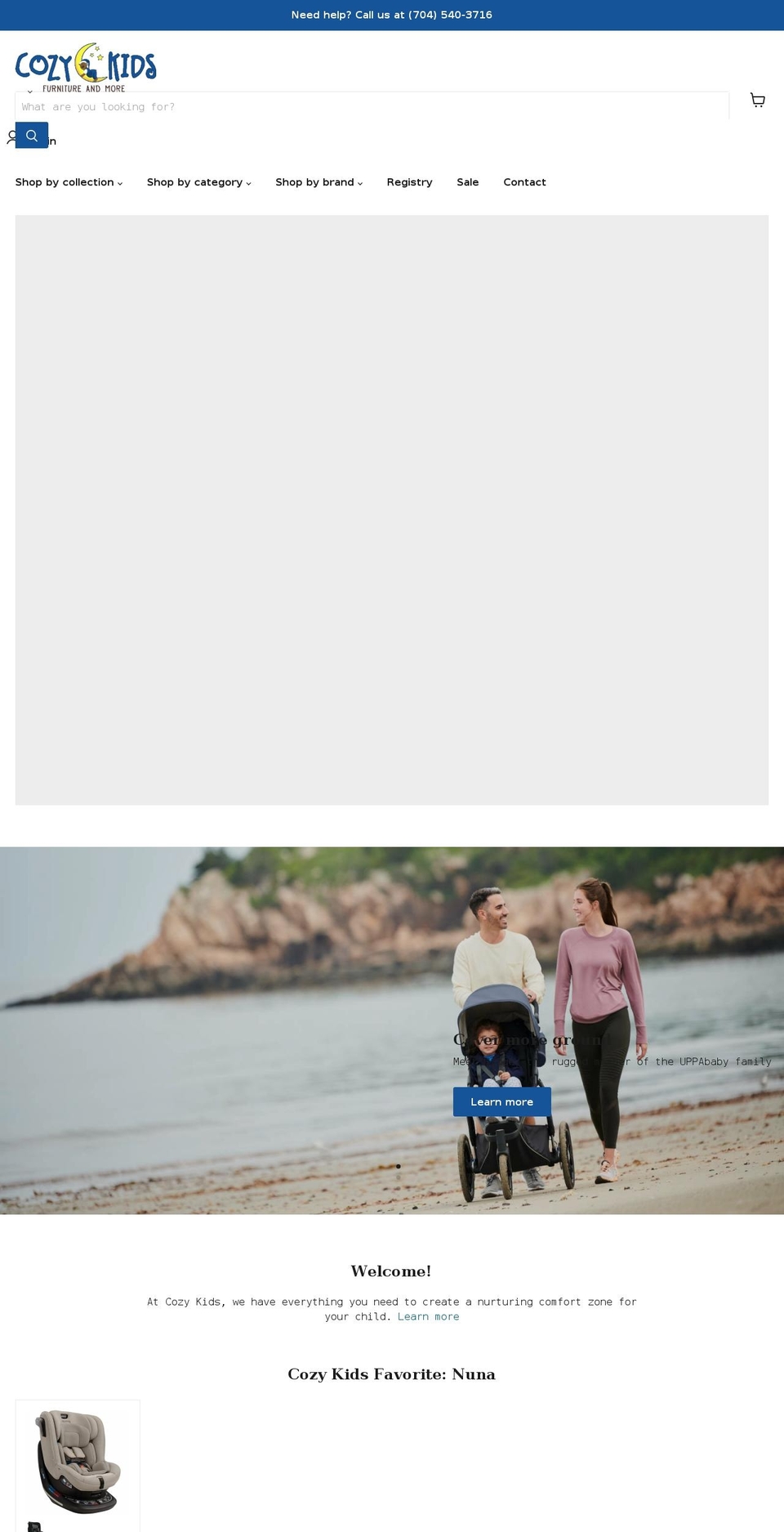 cozykidsfurniture.net shopify website screenshot