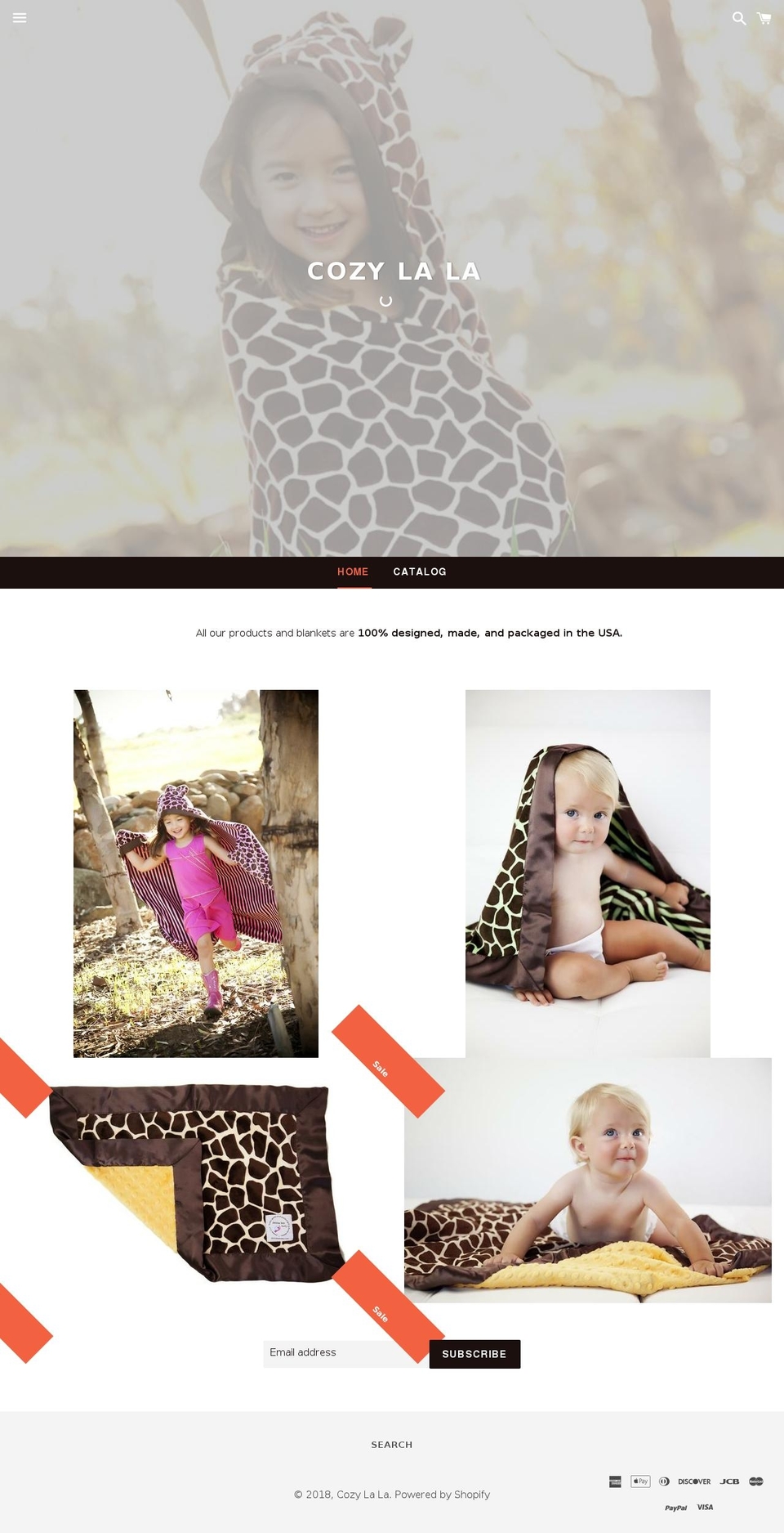 cozylala.com — Shopify storefront screenshot