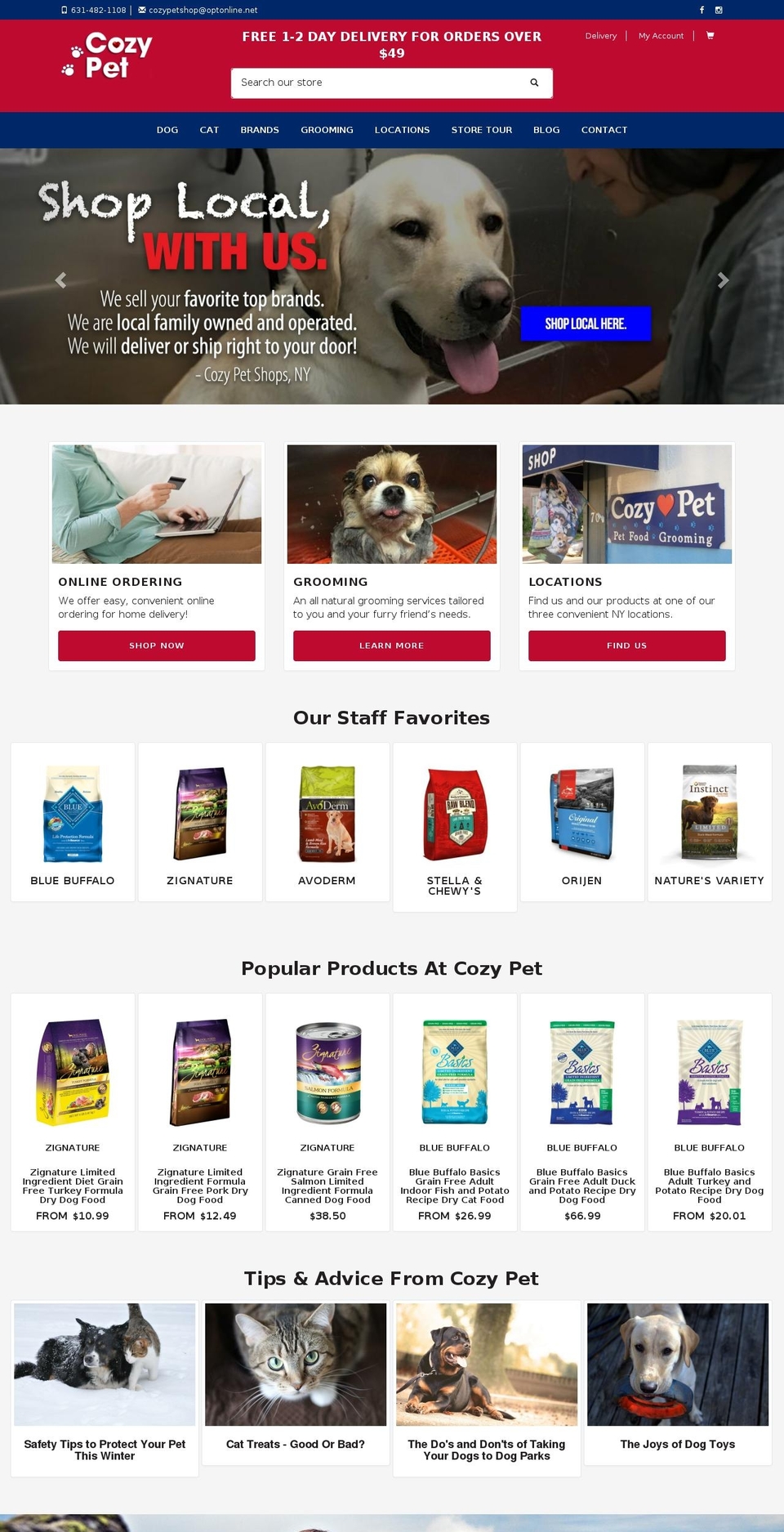 theme-export-healthy-pet-aurora-myshopify-com Shopify theme site example cozypetshops.com