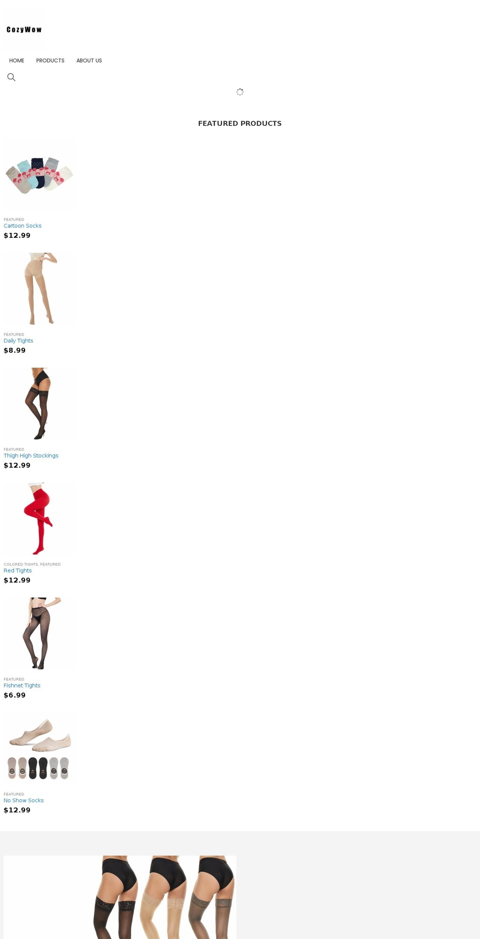 cozywow.com shopify website screenshot
