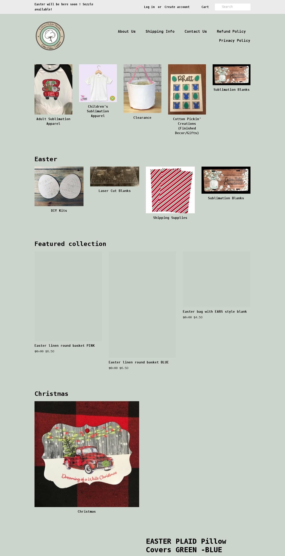 cpblanks.com shopify website screenshot