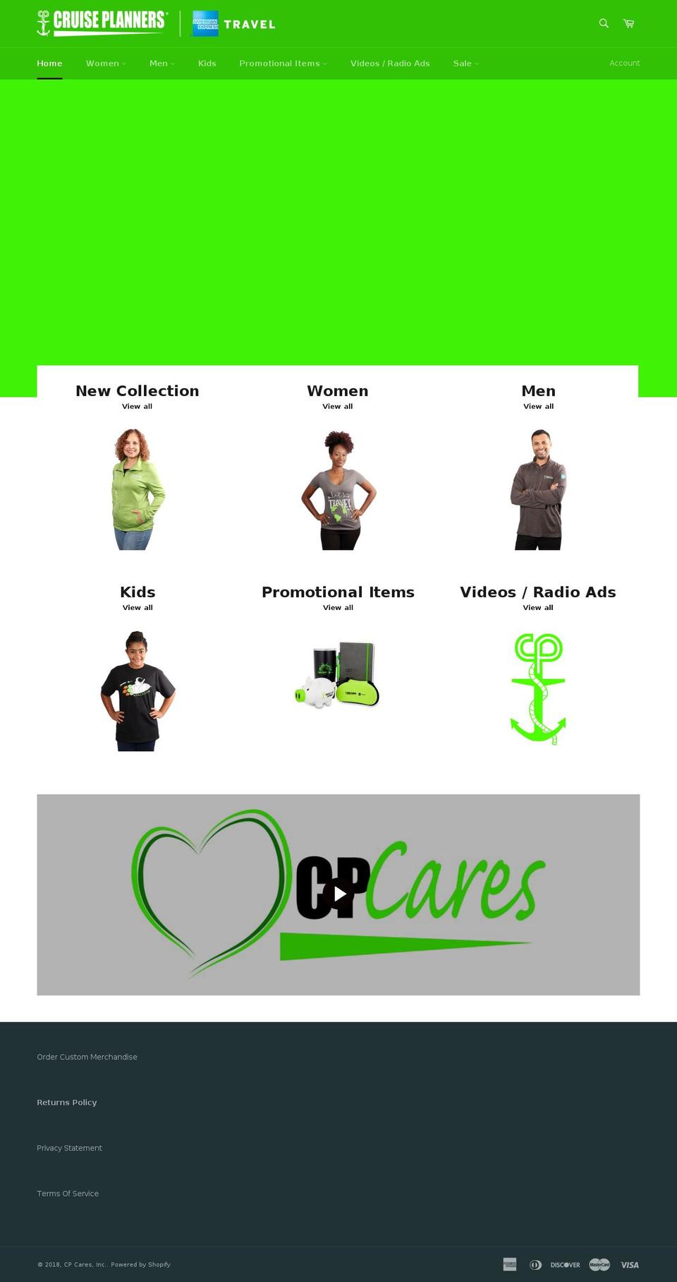 cpcaresstore.com shopify website screenshot