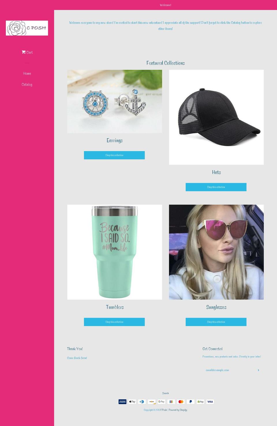 cposh.com — Shopify storefront screenshot