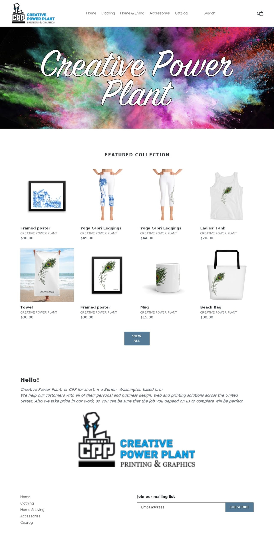 cpp.graphics shopify website screenshot