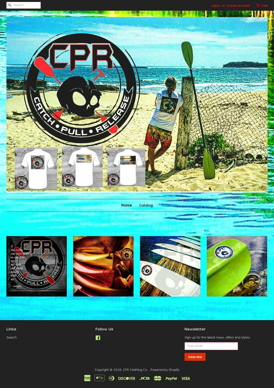 cprclothing.com — Shopify storefront screenshot