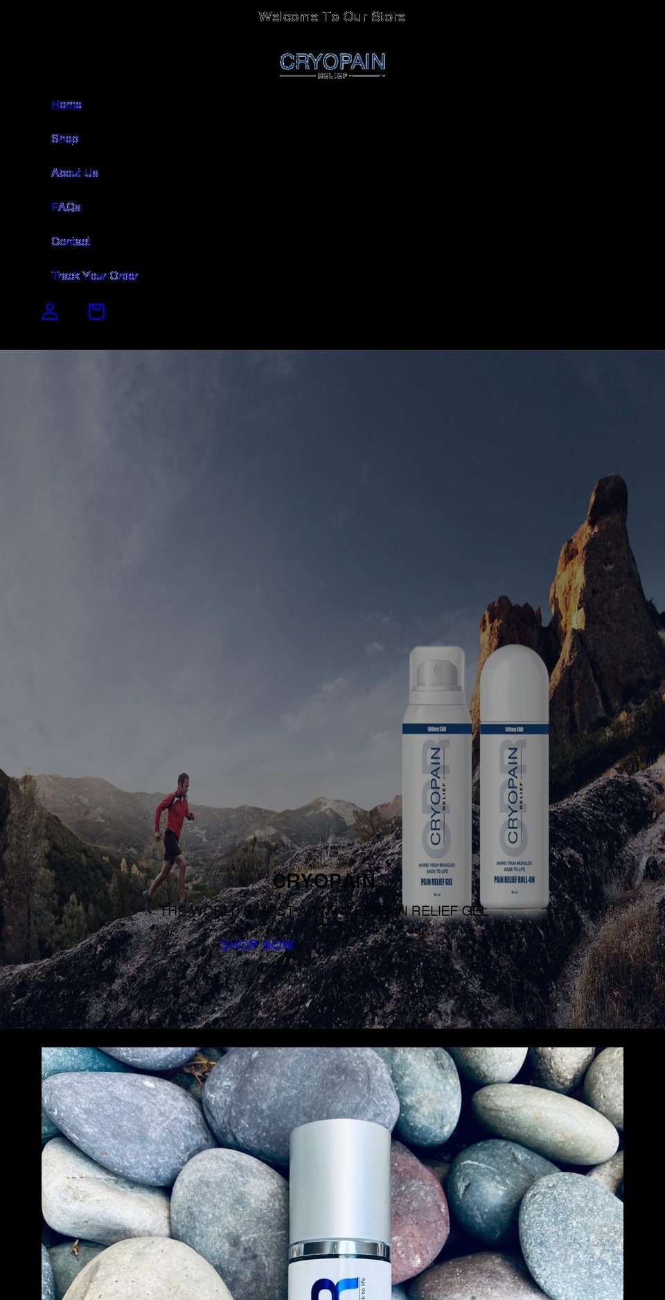 cprgel.com shopify website screenshot