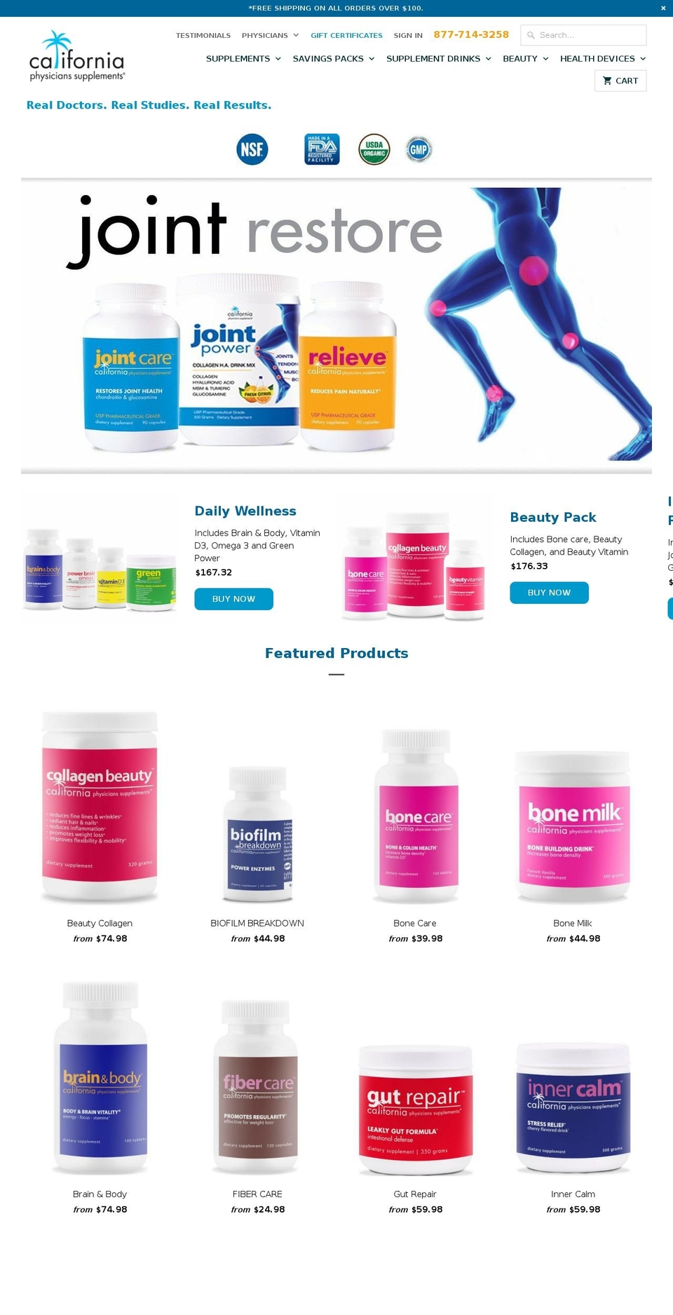 cps-advancedortho.com — Shopify storefront screenshot