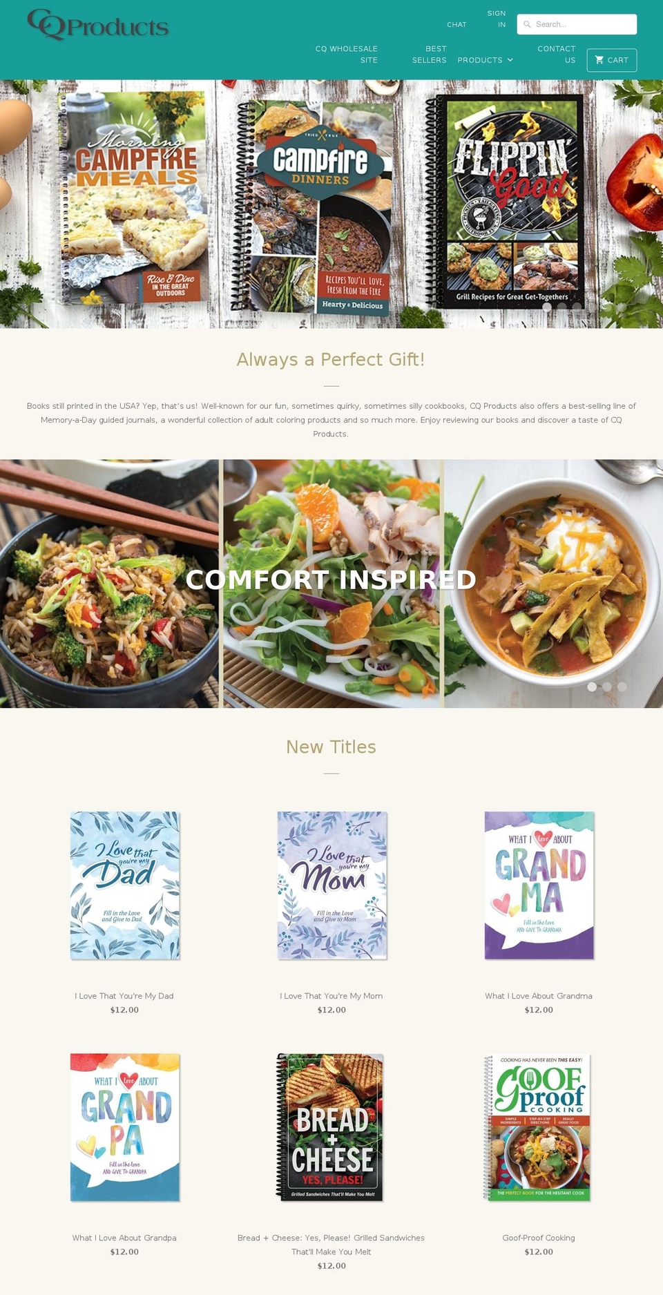 cqbookstore.com shopify website screenshot
